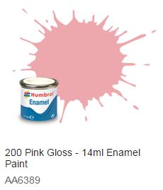 Humbrol barva email 200 - Pink Gloss 14ml
