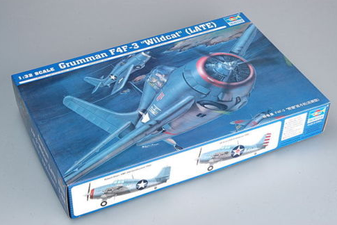 Trumpeter letadlo Grumman F4F-3 Wildcat (late) 1:32 02225