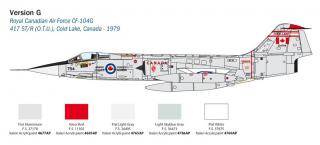 Italeri letadlo F-104 Starfighter G/S RF Version 1:32 2514