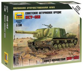 Zvezda Siviet assault gun ISU-152 1:100 6207