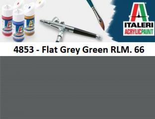 Italeri barva akryl 4853AP - Flat Grey Green RLM. 66 20ml VÝPRODEJ