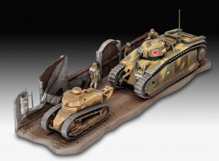 Revell Char B.1 bis & Renault FT.17 1:76 03278