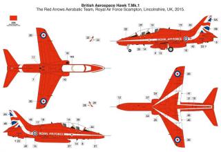Airfix RAF Red Arrows Hawk 1:72 A02005C
