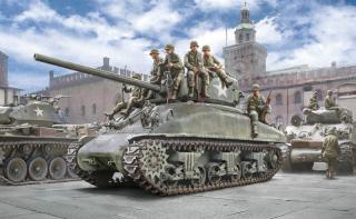 Italeri M4A1 Sherman with U.S. Infantry 1:35 6568
