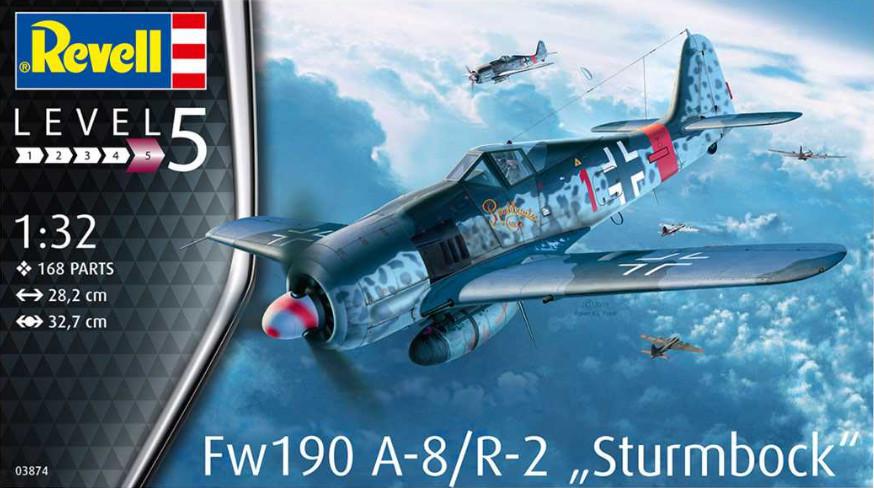 Revell letadlo Fw190 A-8 Sturmbock 1:32 03874