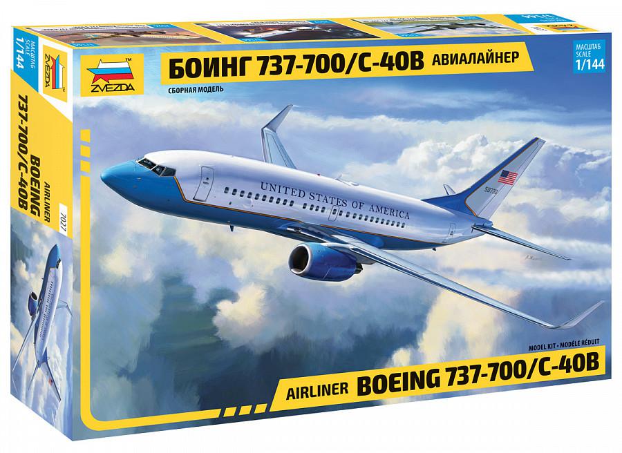 Zvezda Boeing 737-700/C-40B 1:144 7027