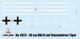 Italeri 38 cm RW 61 auf Sturmmorser Tiger 1:35 6573