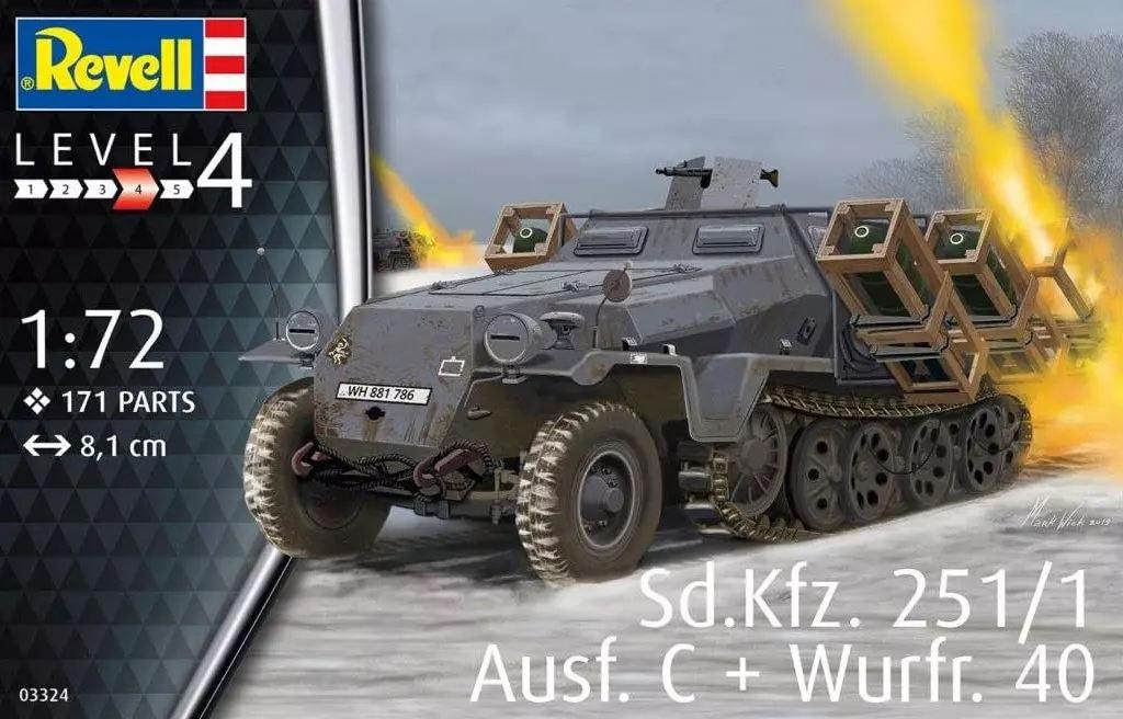 Revell Sd.Kfz. 251/1 Ausf. C + Wurfr. 40 1:72 03324