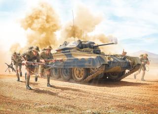Italeri Crusader Mk. II with 8th Army Infantry 1:35 6579