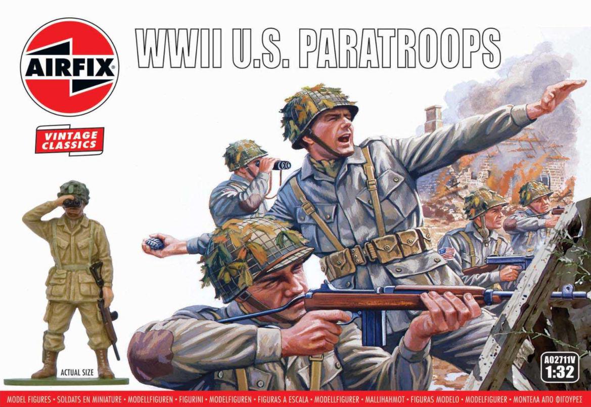 Airfix figurky WWII U.S. Paratroops 1:32 A02711V