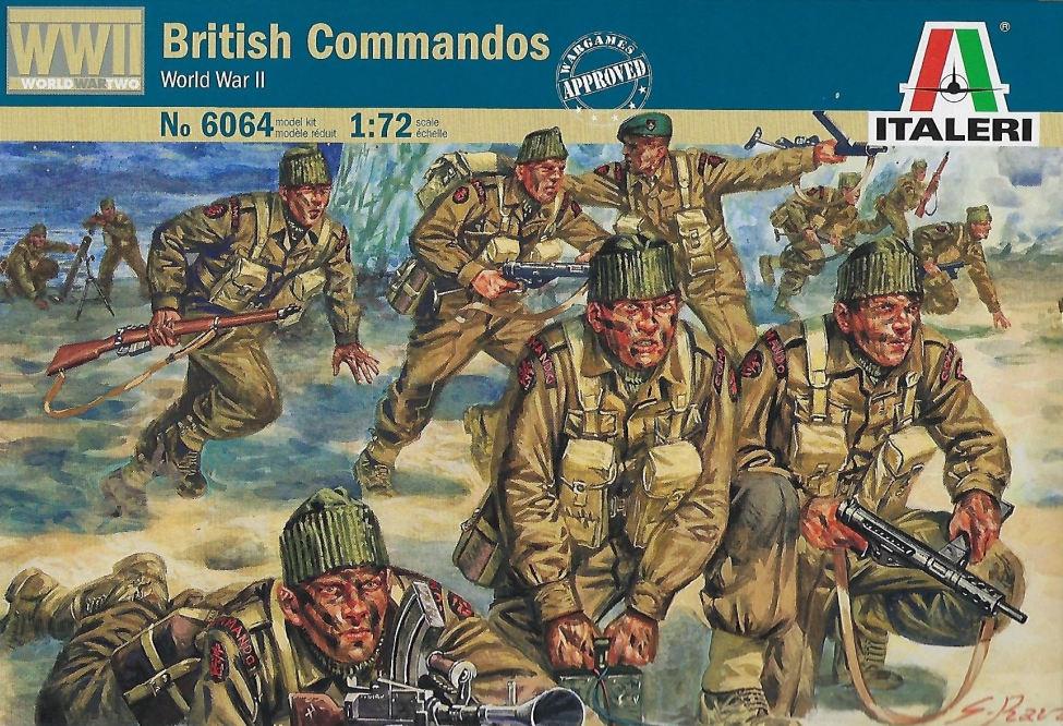 Italeri figurky WWII British Commandos 1:72 6064