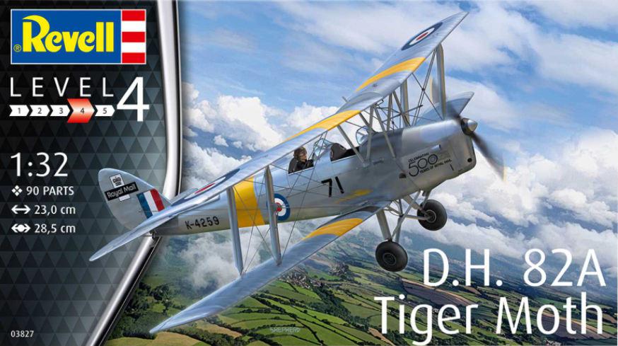 Revell letadlo D.H. 82A Tiger Moth 1:32 03827
