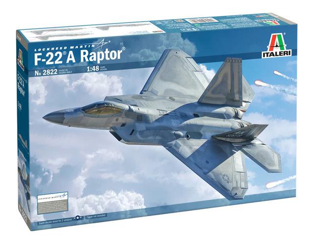 Italeri letadlo Lockheed Martin F-22A Raptor 1:48 2822