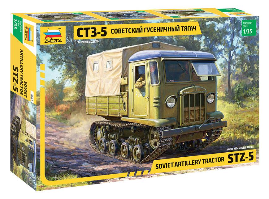 Zvezda STZ-5 Soviet Artillery Tractor 1:35 3663