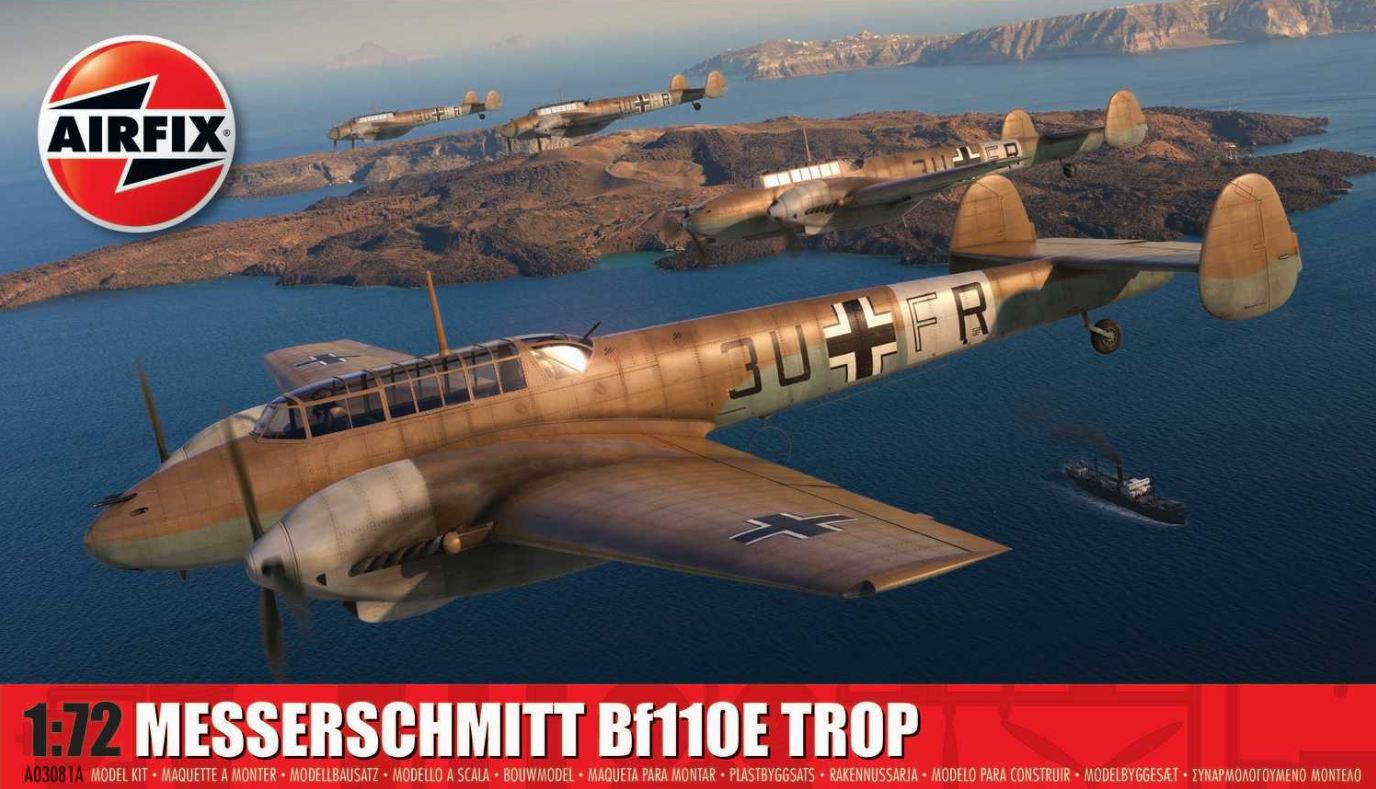 Airfix Messerschmitt Bf110E/E-2 TROP 1:72 A03081A
